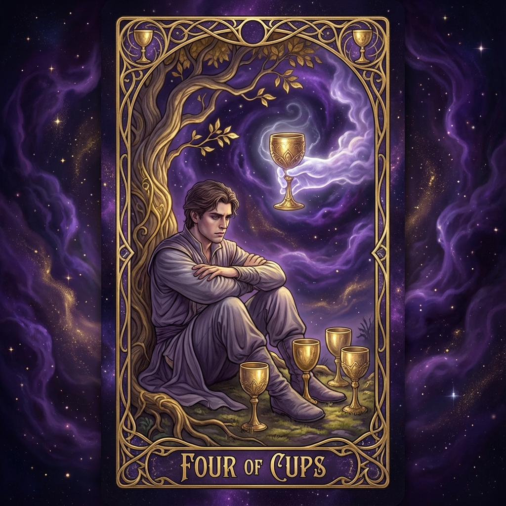 Four of Cups tarot card