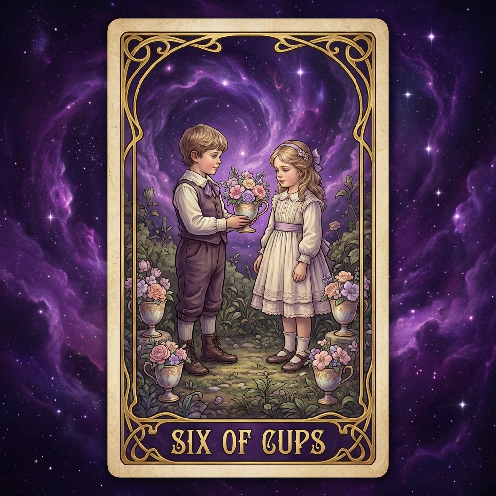 Six of Cups tarot card