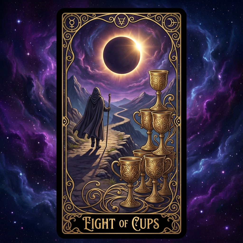 Eight of Cups tarot card