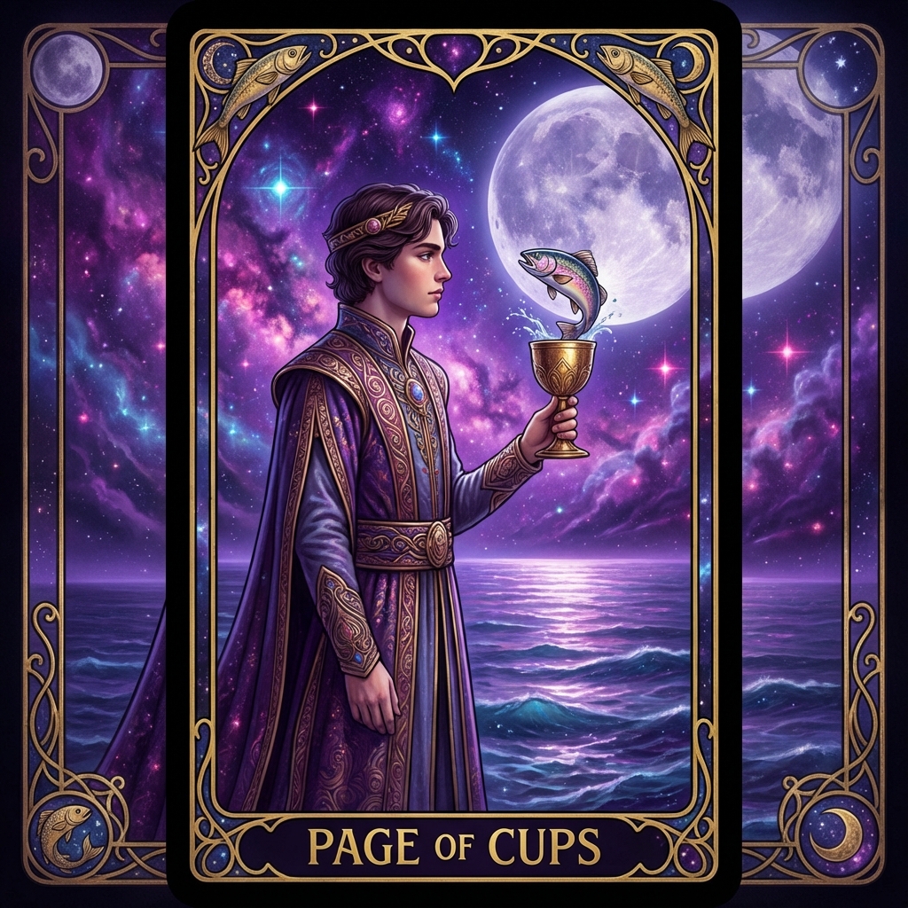 Page of Cups tarot card