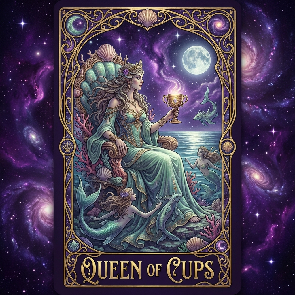 Queen of Cups tarot card