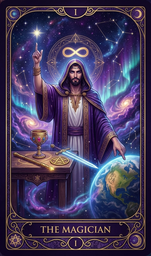 The Magician tarot card