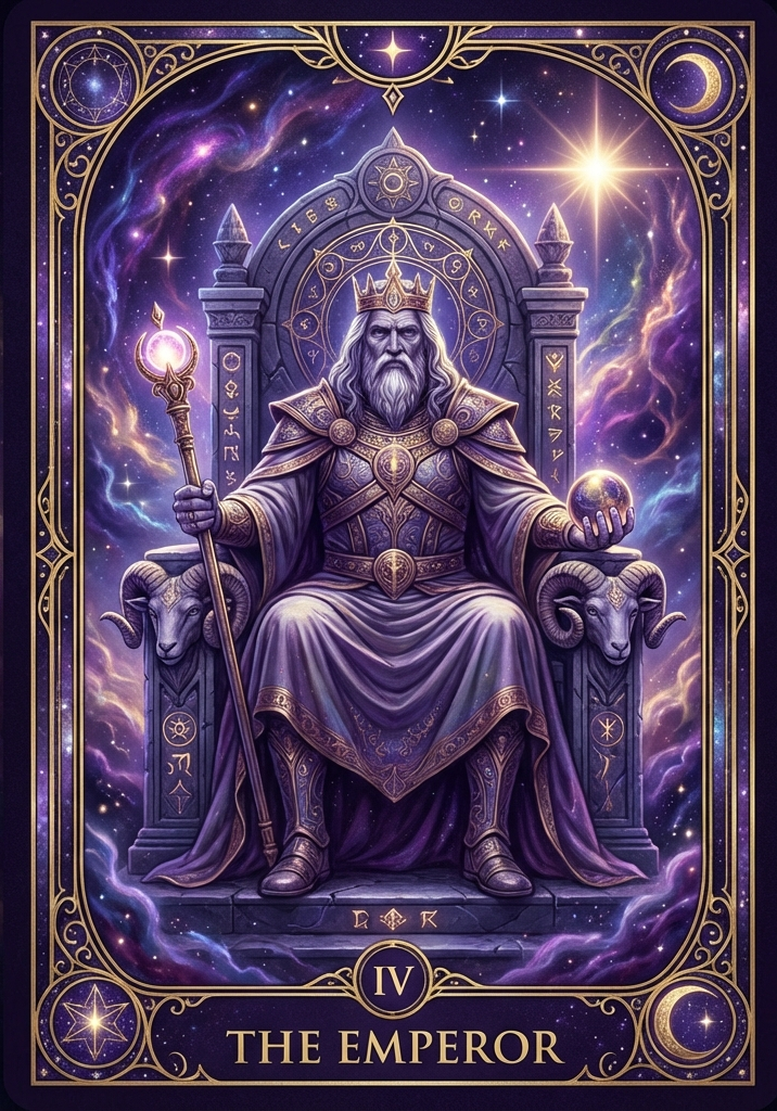 The Emperor tarot card