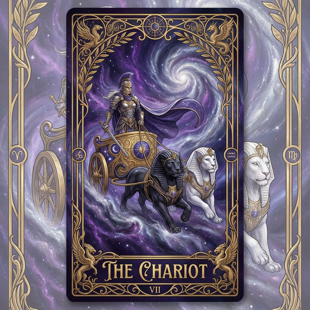 The Chariot tarot card