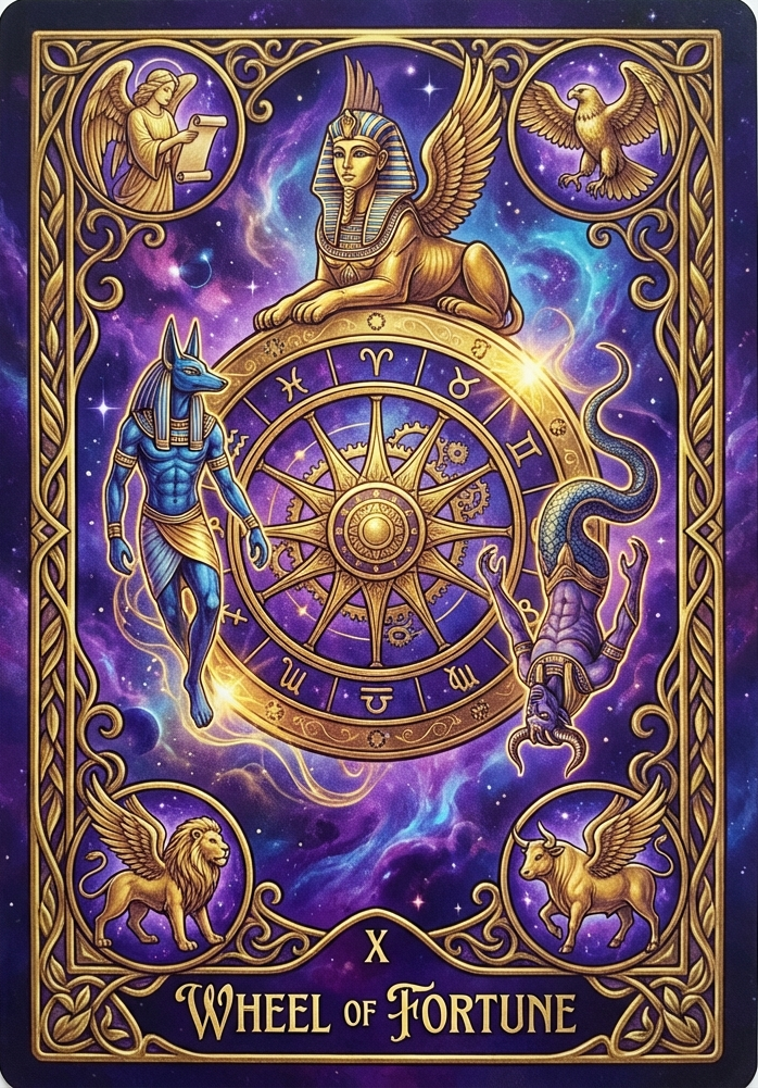 Wheel of Fortune tarot card