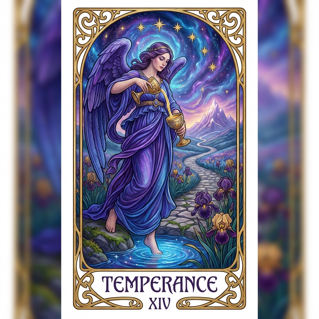 Temperance tarot card