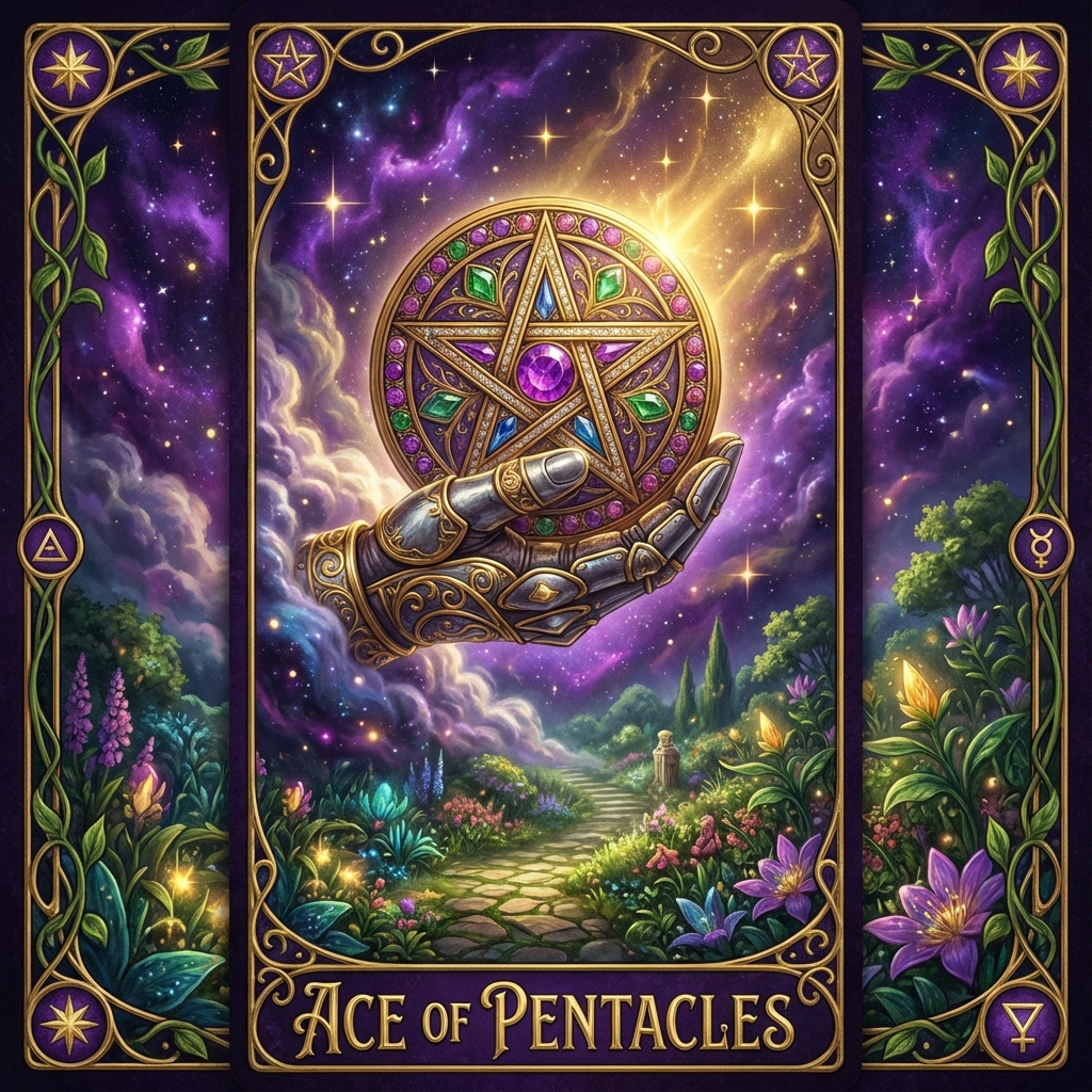 Ace of Pentacles tarot card