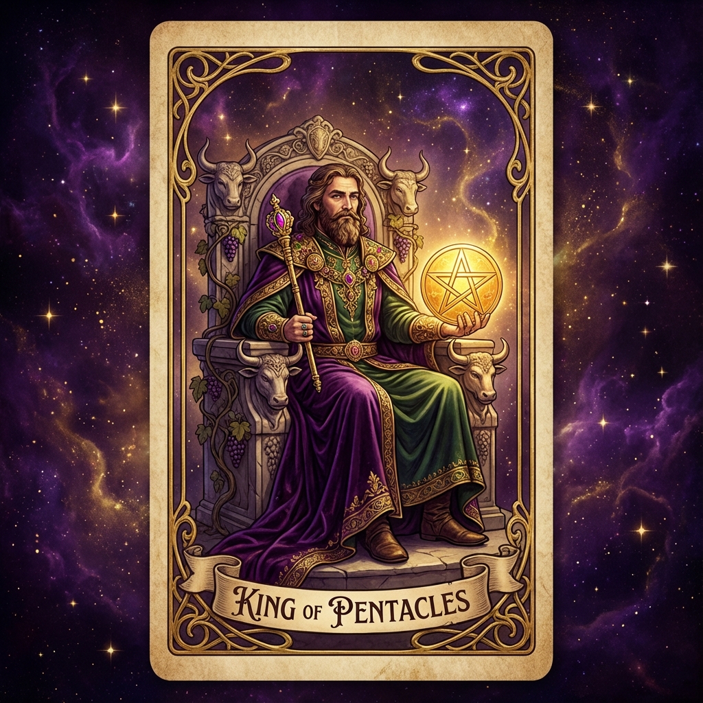 King of Pentacles tarot card