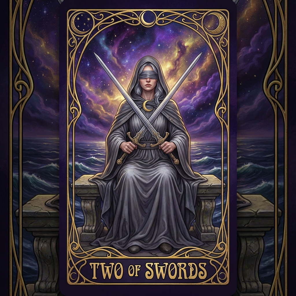 Two of Swords tarot card