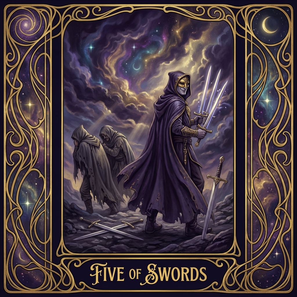Five of Swords tarot card