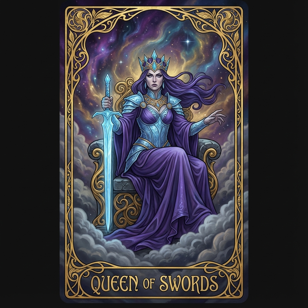 Queen of Swords tarot card