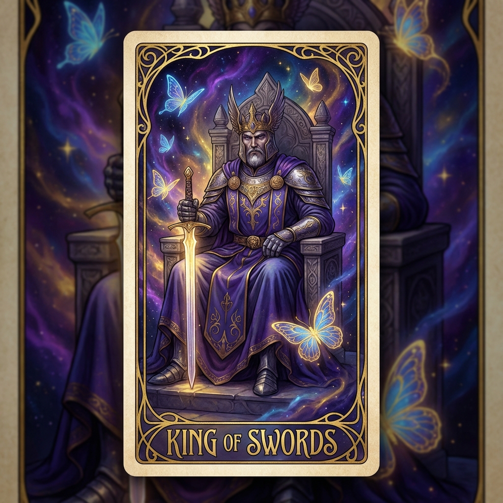 King of Swords tarot card