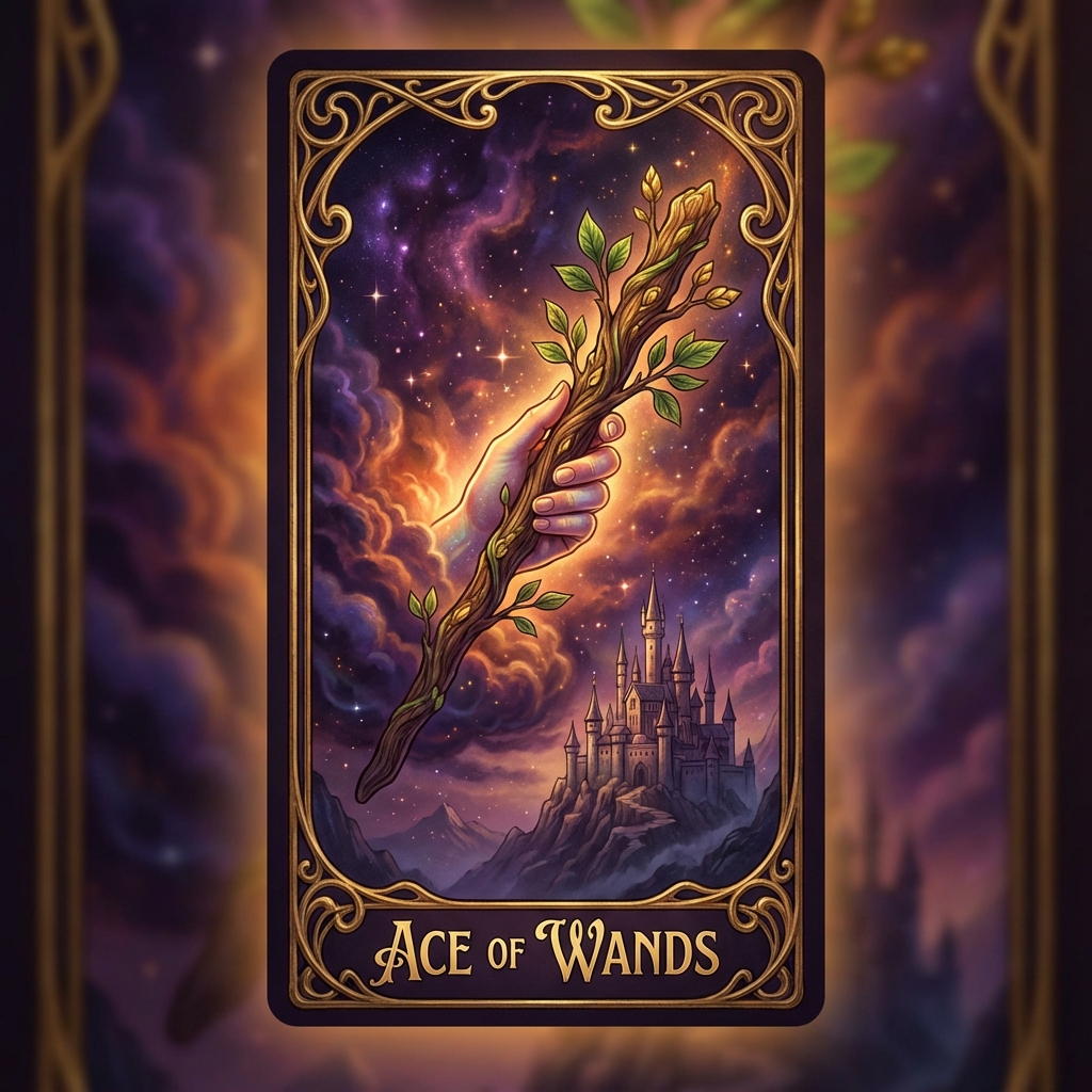 Ace of Wands tarot card