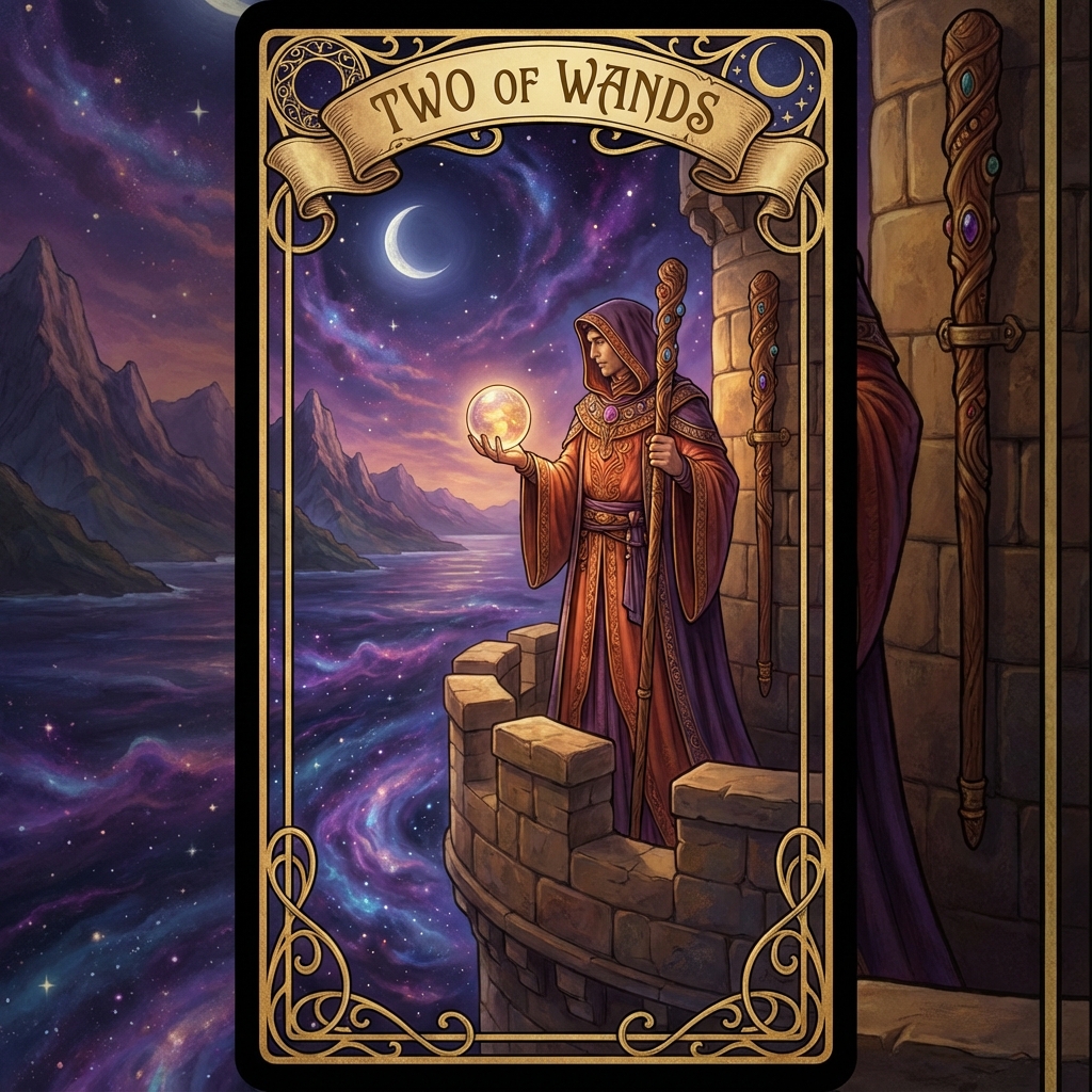 Two of Wands tarot card