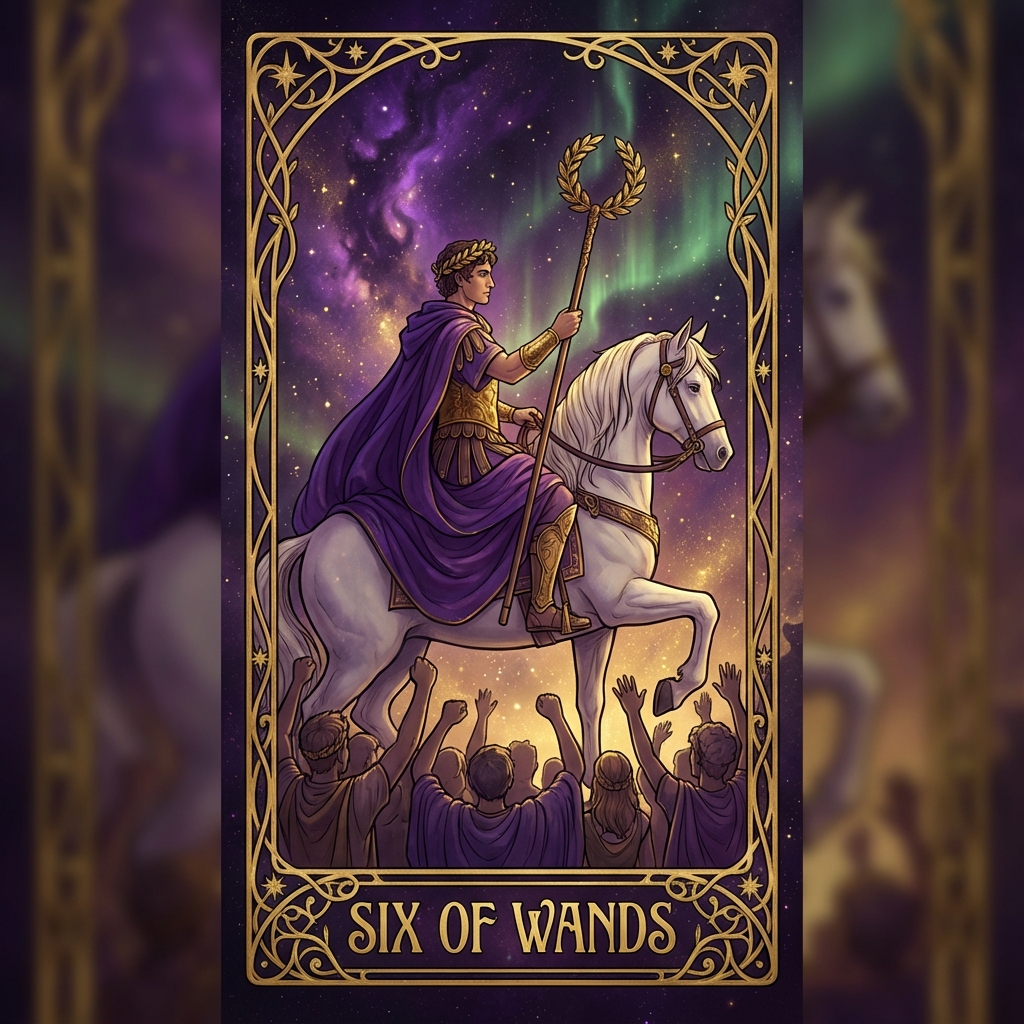 Six of Wands tarot card