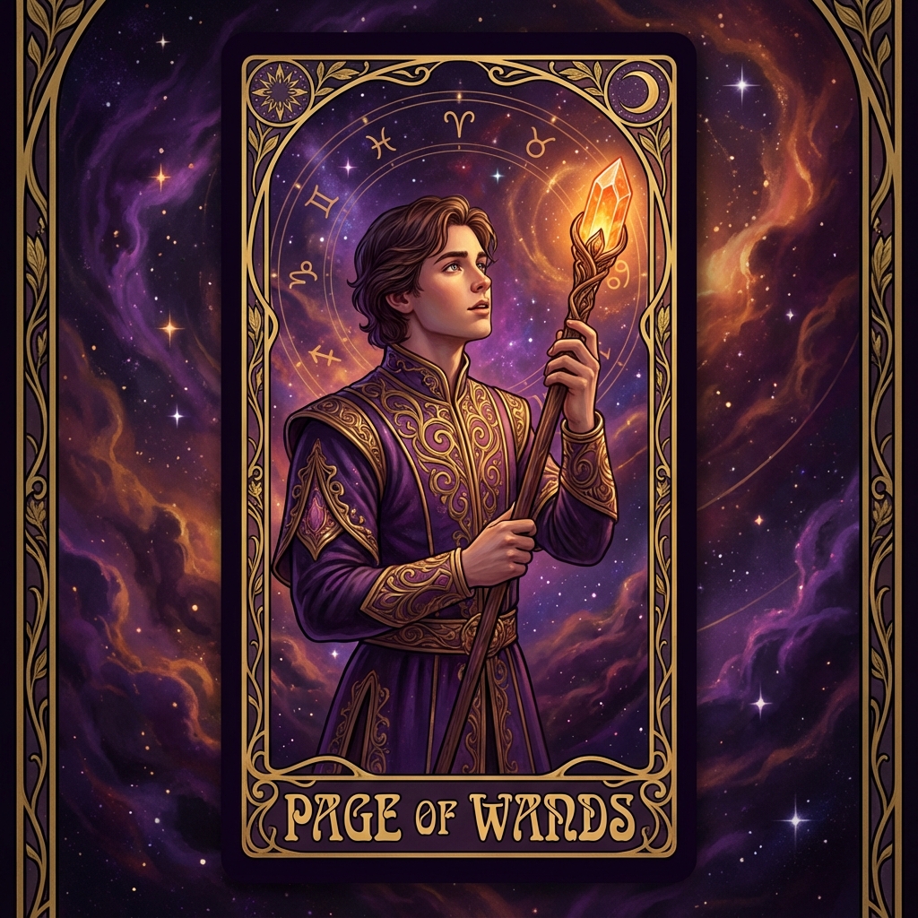 Page of Wands tarot card