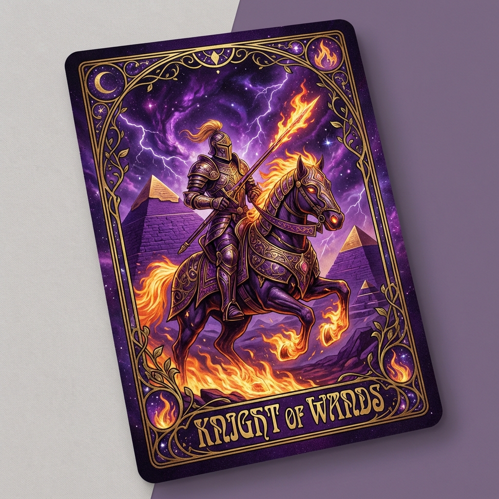 Knight of Wands tarot card