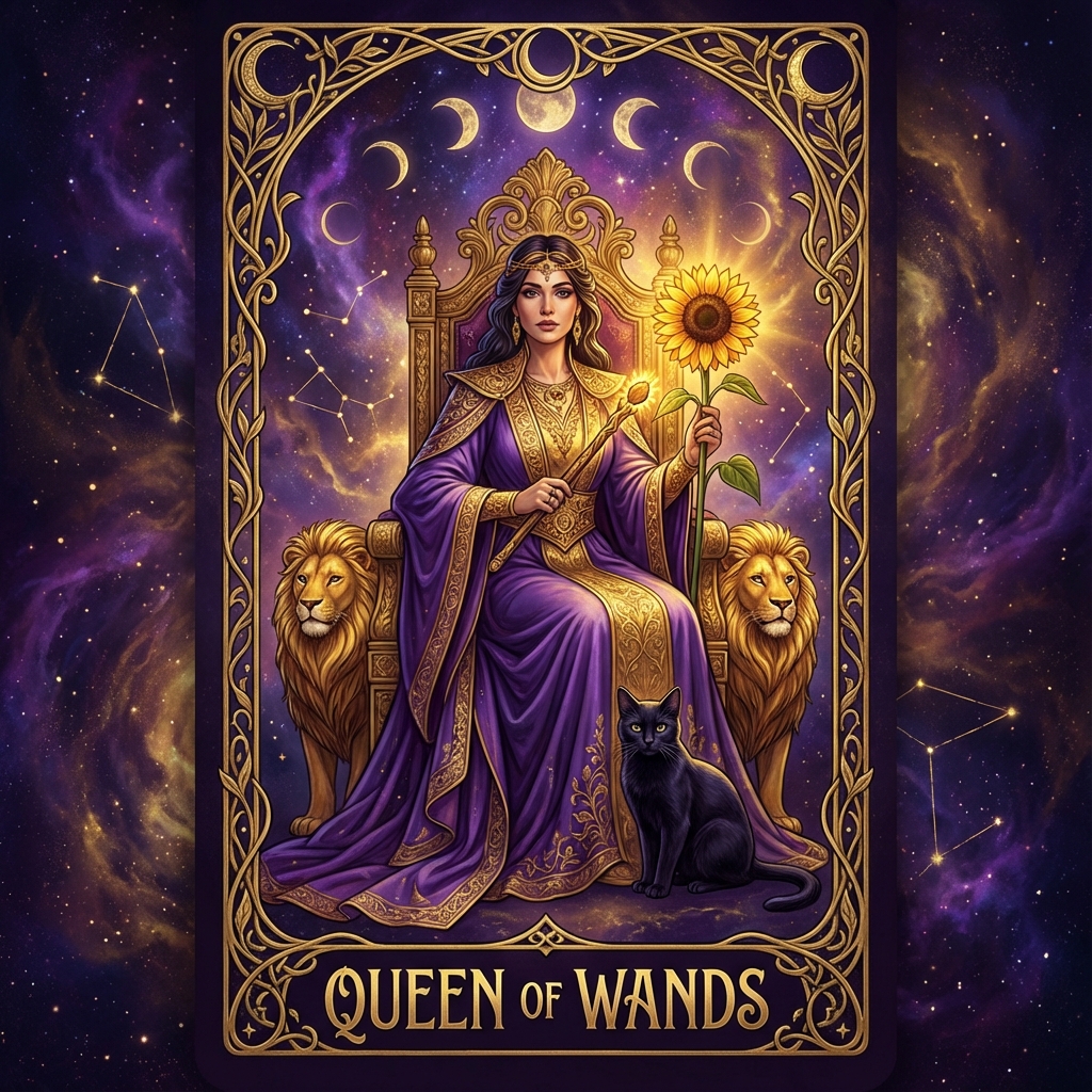 Queen of Wands tarot card