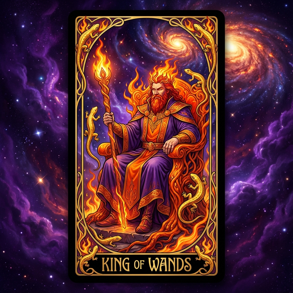 King of Wands tarot card